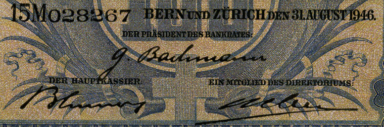 100 Franken, 1946