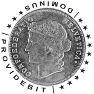 5 Franken, 1889, Normalprägung, Gegenuhrzeigersinn, GUZ