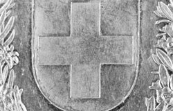 5 francs, 1924, narrow cross