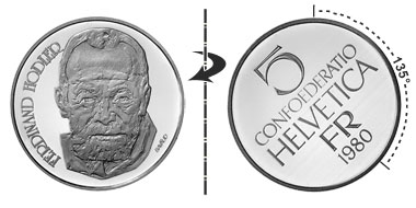 5 francs 1980, 135° tourné