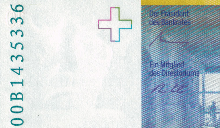 10 Franken, 2000