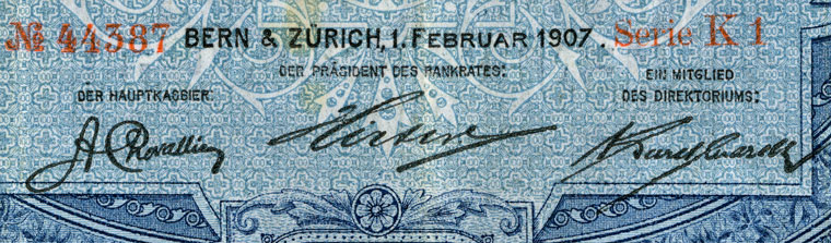 100 Franken, 1907