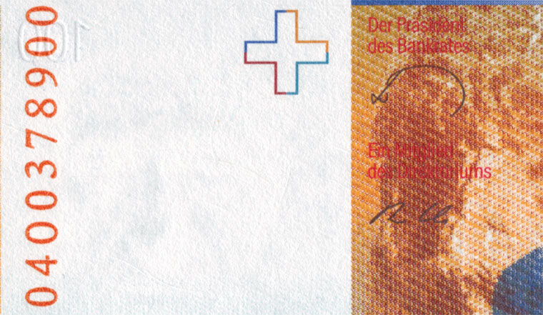 100 francs, 2004