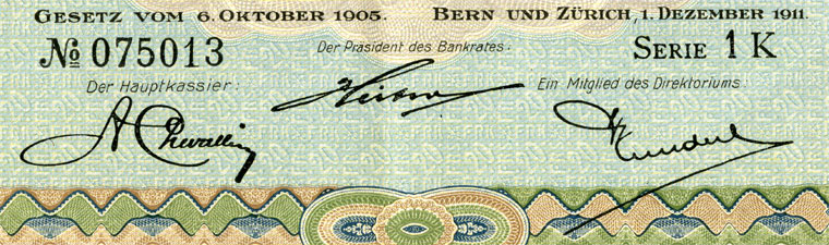 20 francs, 1911
