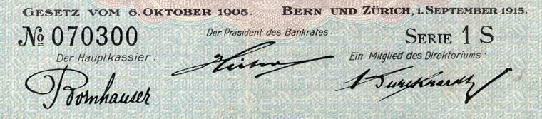 20 francs, 1915