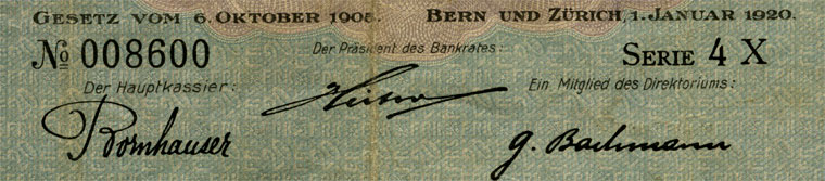 20 francs, 1920