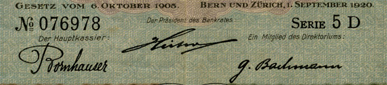 20 francs, 1920
