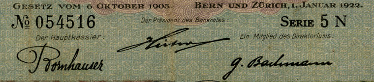 20 francs, 1922