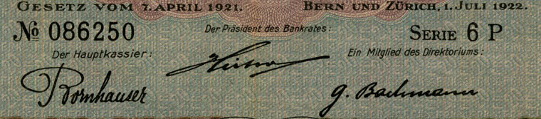 20 francs, 1922