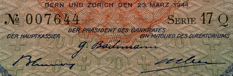 20 Franken, 1944
