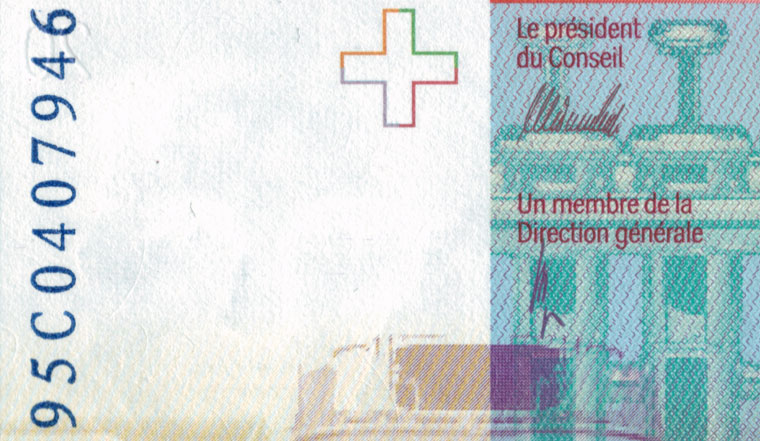 20 francs, 1995