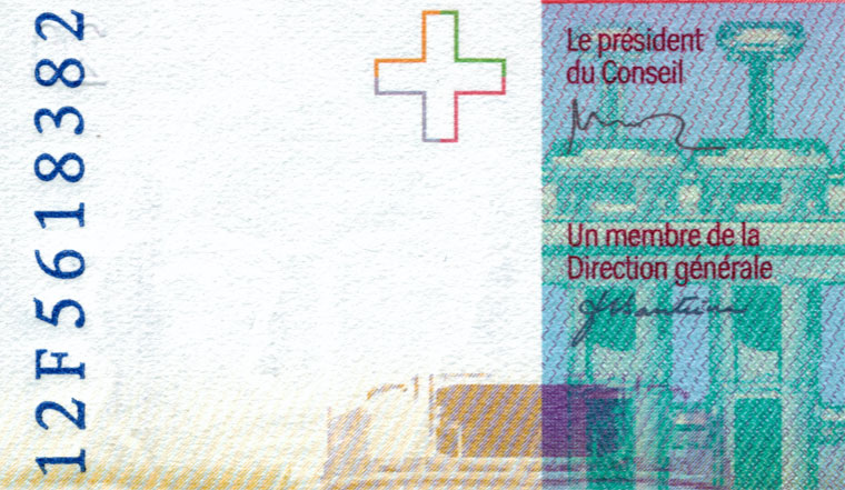 20 francs, 2012