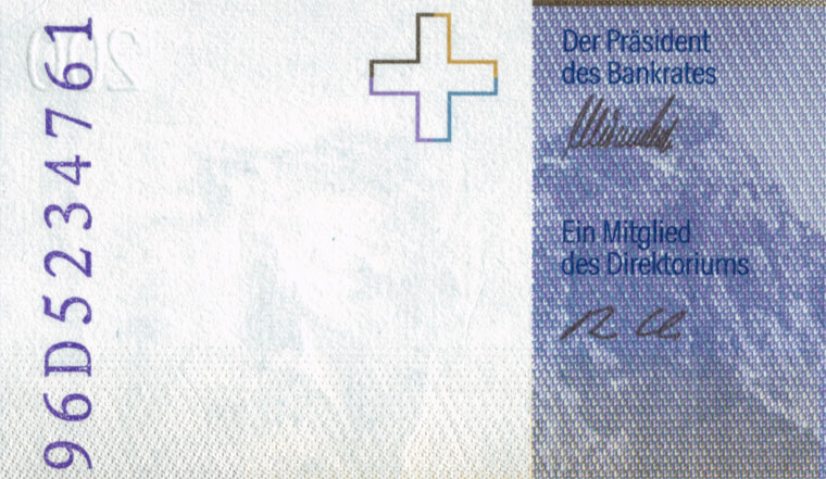200 francs, 1996