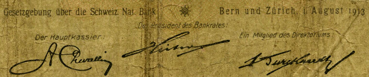 5 Franken, 1913