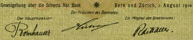 5 Franken, 1914