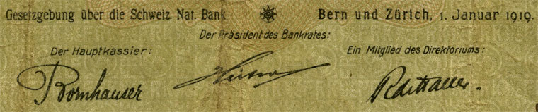 5 Franken, 1919