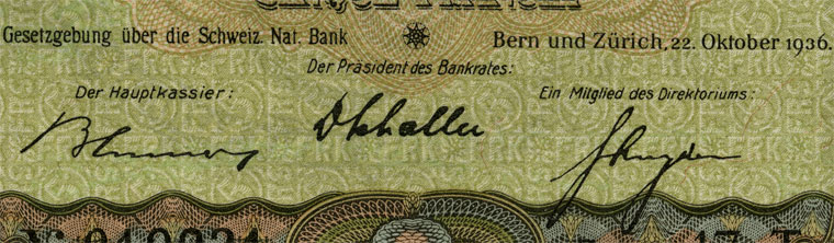 5 francs, 1936