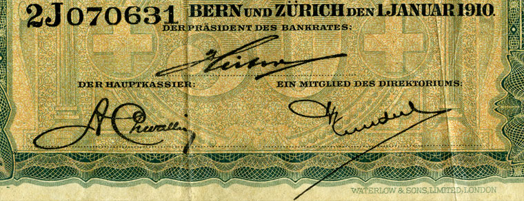 50 francs, 1910