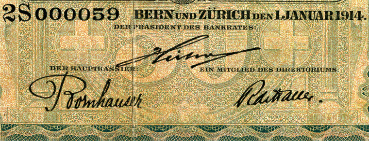 50 Franken, 1914