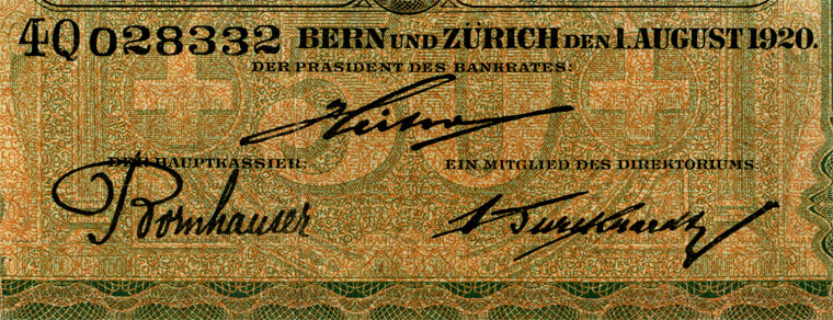 50 Franken, 1920