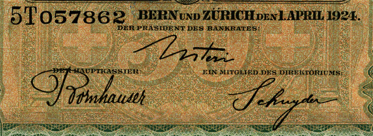 50 Franken, 1924