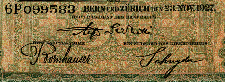 50 francs, 1927