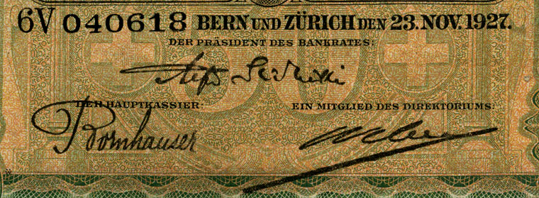 50 Franken, 1927