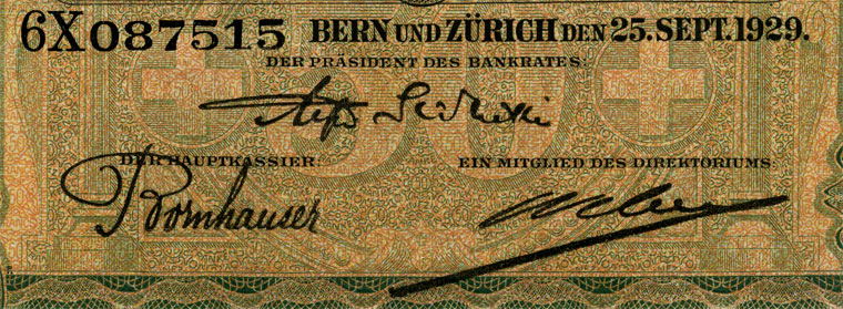 50 francs, 1929