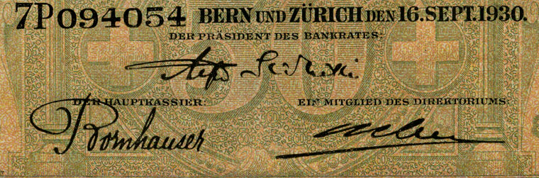 50 francs, 1930