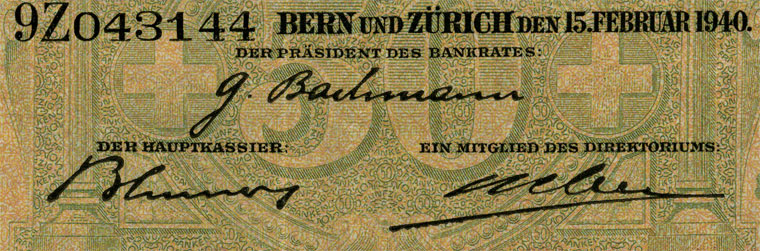 50 francs, 1940
