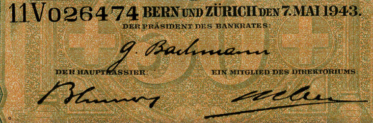 50 Franken, 1943