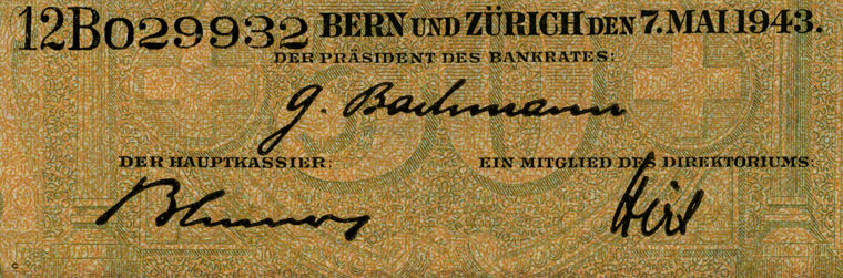 50 Franken, 1943