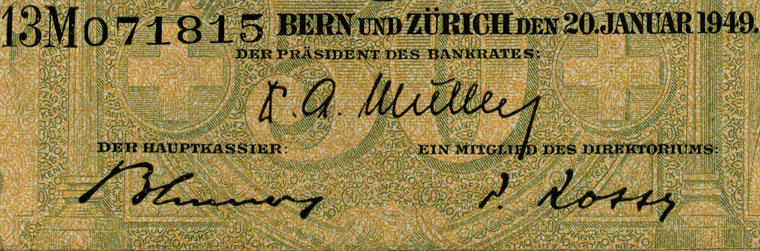 50 Franken, 1949