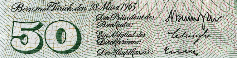 50 Franken, 1963