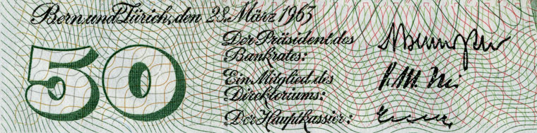 50 francs, 1963