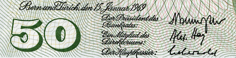 50 Franken, 1969