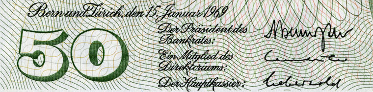 50 Franken, 1969