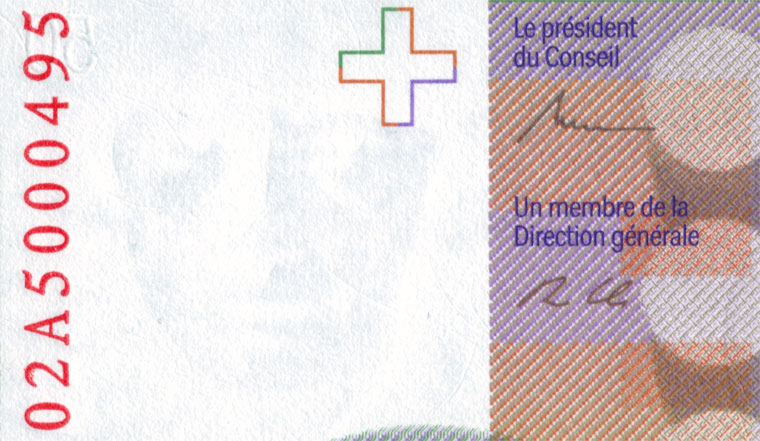 50 francs, 2002