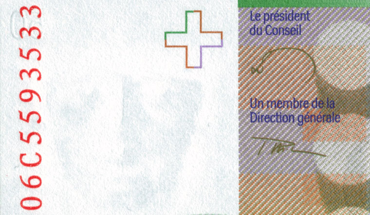 50 francs, 2006
