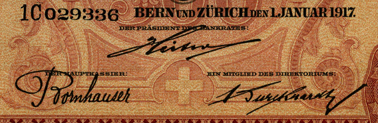 500 francs, 1917