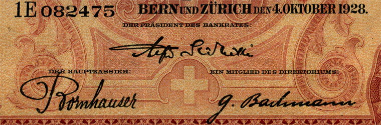 500 francs, 1928