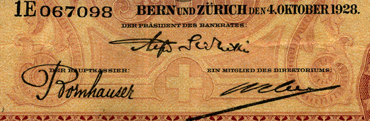 500 francs, 1928